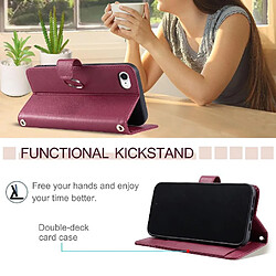 Avis Flip Étui Pour VIVO Y17 Protecteur Magnétique Sangle de poignet Cuir PU Titulaire de fentes pour cartes GANGXUN Rouge