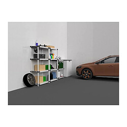 Acheter Tood Étagère plastique 4 tablettes - Noir