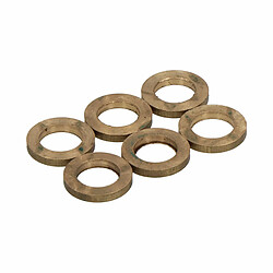 Rondelles EDM OV02 Ovale Charnières Laiton Ø 14 mm 14 x 9 x 2 mm