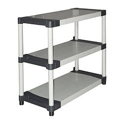 Tood Étagère colonne plastique - Noir