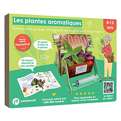 Les plantes aromatiques : Kit Pandacraft 8-12 ans : Crée ton jardin de basilic !