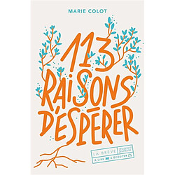 113 raisons d'espérer