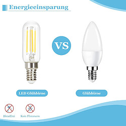 Nettlife lot de 2 ampoules LED E14 vintage T25 - 4 W