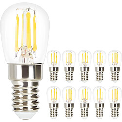Nettlife lot de 10 ampoules LED E14 ST25