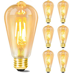Nettlife lot d’ampoules LED E27 Edison