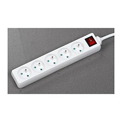 Ss Marque Bloc ménager - GAO - 5 prises - Avec interrupteur, câble 1,4m, protection enfants