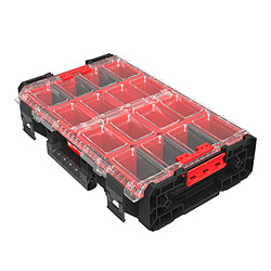 Qbrick System ONE Organizer XL 2.0 empilable 582 x 387 x 131 mm 13,5 l IP66 avec 6 inlays et 6 cloisons de séparation