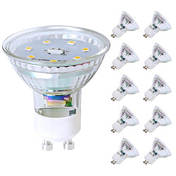 Nettlife lot d’ampoules LED GU10