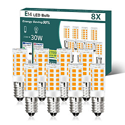 Nettlife ampoules LED E14 vintage - lot de 8