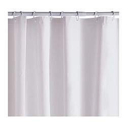 Rideau de douche gauffré - White - PEVA - 180 x 200 cm - 12 crochets - UTILITY - TODAY