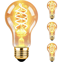 Nettlife lot de 3 ampoules LED E27 vintage