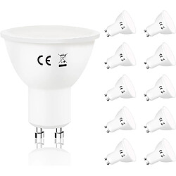 Nettlife lot d’ampoules LED GU10 - 10
