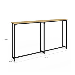 Idmarket Console bout de canapé DETROIT pas cher