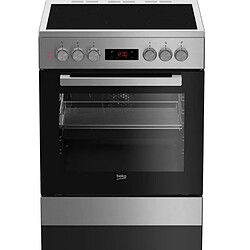 Cuisinière vitrocéramique 72l 4feux inox - FSE67300XCS - BEKO