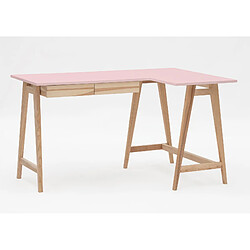 Ragaba Bureau d'angle Luka - Rose poudre