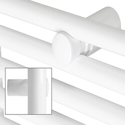 LuxeBath Radiateur de Salle de Bain 300 x 1400 mm Blanc Droite Raccord Central au Bas