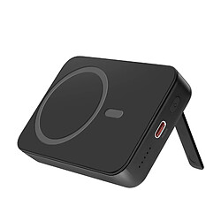 Bwoo Batterie Externe MagSafe 10000mAh – Port USB-C 20W et Support Pliable Noir