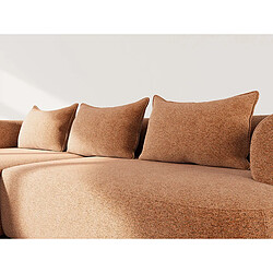 Acheter Lisa Design Angela - canapé d'angle gauche 4 places en velours texturé