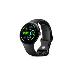 Montre connectée Google PIXEL WATCH 3 45MM 4G LTE NOIR MAT BRACELET NOIR VOLCANIQUE