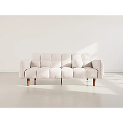 Bestmobilier Adam - Canapé convertible clic-clac 2 places en tissu texturé