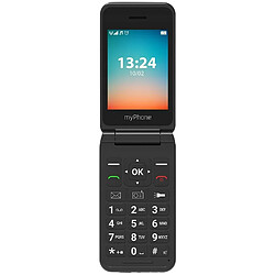 Myphone Téléphone à clapet 4G LTE Écran 2,8 pouces Double SIM Autonomie 6j Bleu nuit