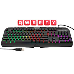 Avis Swissten Clavier Gamer pour Ordinateur avec éclairage RGB Étanche IPX4 Noir