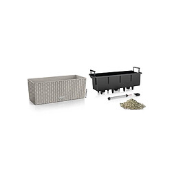 Jardiniere - Balconera cottage 50 - Kit complet - Brun sable - 8 L - LECHUZA