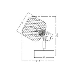 Avis BRAYTRON Applique LED murale 1xE14 23W IP20 – Noir & bois