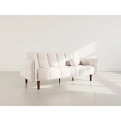 Bestmobilier Adam - Canapé convertible clic-clac 2 places en tissu texturé