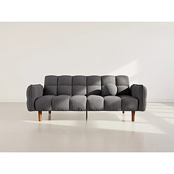 Bestmobilier Adam - Canapé convertible clic-clac 2 places en tissu texturé
