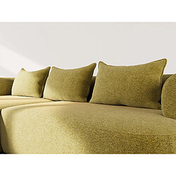 Acheter Lisa Design Angela - canapé d'angle gauche 4 places en velours texturé