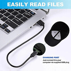 Yonis Casquette Caméra Espion HD WiFi Vision Nocturne