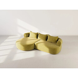 Avis Lisa Design Angela - canapé d'angle gauche 4 places en velours texturé