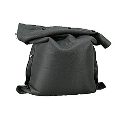 SHELTO Pouf Flottant Tissu Mesh3D Anthracite - 100 x 130 cm - Polyester - Piscine/Extérieur/Intérieur - Housse Lavable - Fabriqué en France