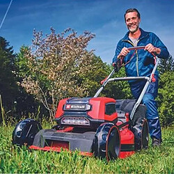 Tondeuse à gazon sans fil EINHELL GP-CM 36/52 S Li BL (4x5,2Ah) pas cher