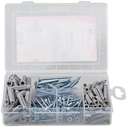 Boîte de 160 chevilles à expansion SX et vis FISCHER 567897 nylon SX - Ø 6-8 mm