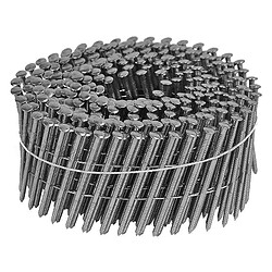 4800 Pointes en rouleau 65 x 2,5 mm 16° NORFIX bombés inox A4 annelées