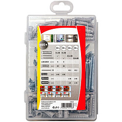 Acheter Fischer Chevilles nylon SX avec vis - 160 pièces