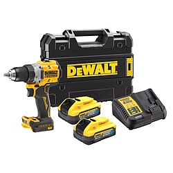 Perceuse-visseuse compacte 18V DEWALT DCD800H2T-QW avec coffret et 2 batteries 5,0 Ah POWERSTACK