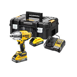 Boulonneuse à chocs ½” 1396 Nm 18V DEWALT DCF900H2T-QW Brushless coffret, jonc de sécurité 2 batteries