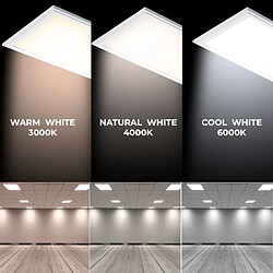 Avis Barcelona LED Lot de 10 - Panneau LED 60x60 extra-plat - Driver Philips - 44W- Blanc Chaud