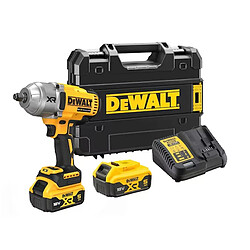 Boulonneuse à chocs ½” 1396 Nm 18V DEWALT DCF900P2T-QW avec coffret et 2 batteries 5,0 Ah