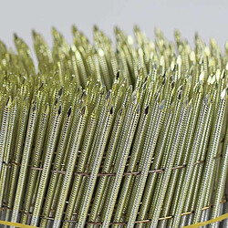 7200 Pointes en rouleau 70 x 2.5 mm 16° NORFIX NFX11357 plat zingué bichromaté 13µ annelées liaison fil cuivré