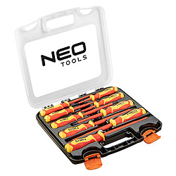 Jeu de 9 tournevis isolés NEO TOOLS 04-142 1000V spécial électricien