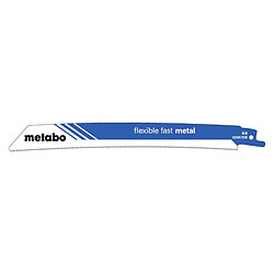 Lot de 5 lames de scie sabre METABO 626567000 - BiM - Flexible - 225x0,9mm
