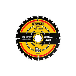 Lame de scie circulaire Ø190x30mm 24 dents DEWALT DT10304-QZ