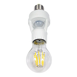 Barcelona LED Adaptateur ampoule LED E27 détecteur de présence intégré