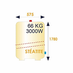Chauffe eau stéatite vertical stable STEATIS 300L THERMOR 282101