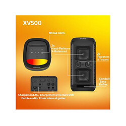 Avis Sony SRSXV500B - Noir