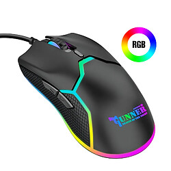 Avis Swissten Souris Gamer pour PC Rétroéclairage RGB 800-7200 DPI avec 6 boutons Noir